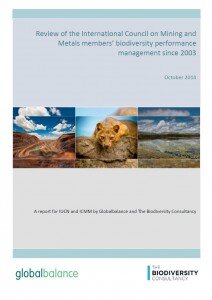 Review of ICMM members' biodiversity performance management 2014