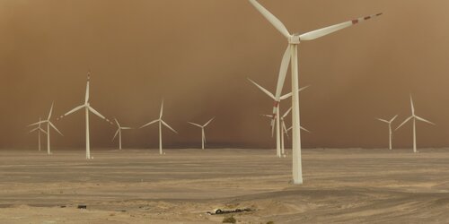 Several on-shore wind energy projects along the Red Sea coast of the Gulf of Suez, Egypt