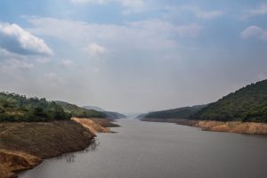 River in Sierra Leone stretching into the distance