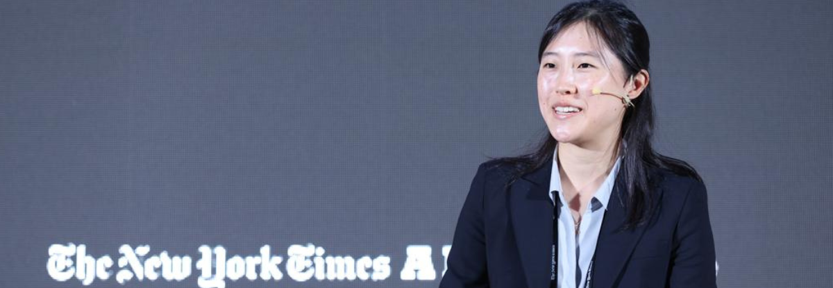 Head and shoulders photo of Ashley Bang at NYT conference