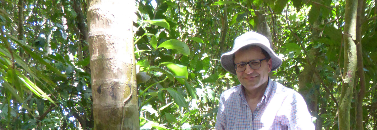 Mihai Coroi doing fieldwork